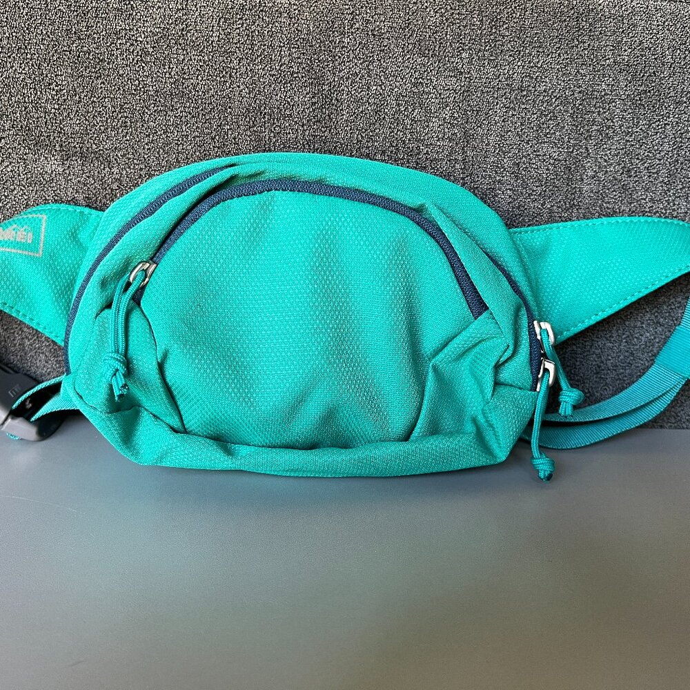 REI waist bag purse pouch fanny pack teal